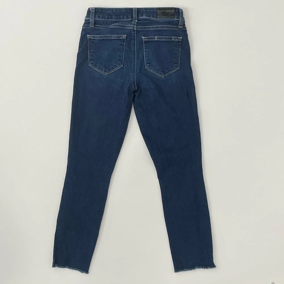 PAIGE Verdugo Crop Pompeii Blue Jeans Size 25 - Picture 4 of 9